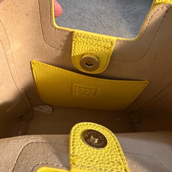 TMRW Studio Vibrant Yellow Mini Tote with Square Handle - Picture 6 of 8